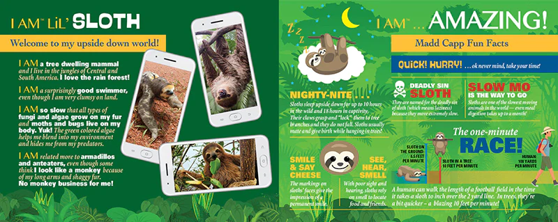 Madd Capp Puzzles - I Am Lil' Sloth Poster Size 100 Piece Puzzle - Image 2