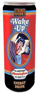 Boston America - Steven Rhodes - Wake Up Energy Drink 12oz