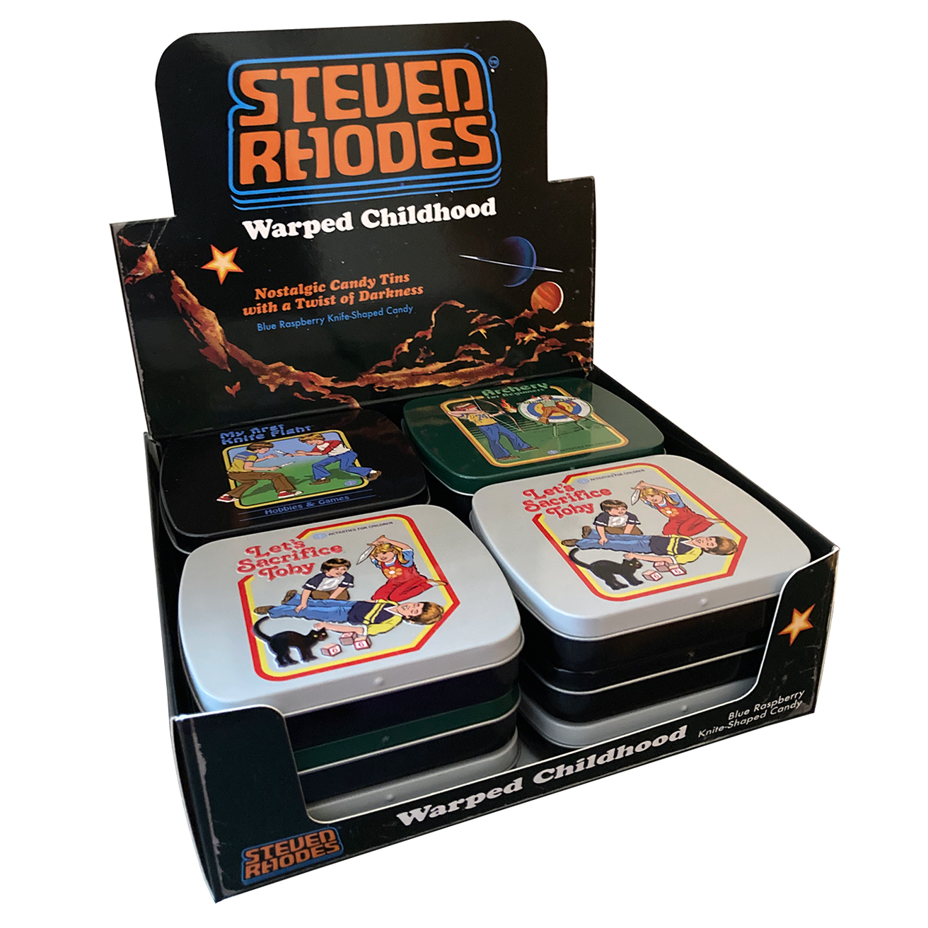 Boston America - Steven Rhodes - Warped Childhood Candy Tins