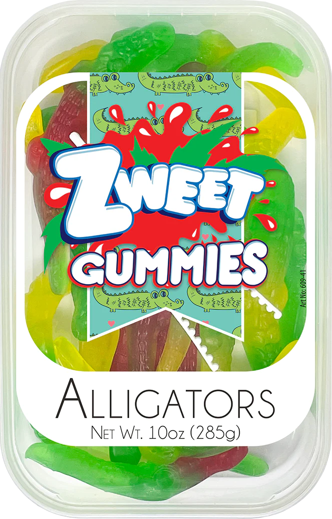 Zweet Gummies - Alligators 10oz Tub