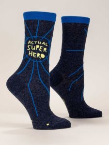 Blue Q - Actual Super Hero - Women's Socks