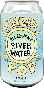Yinzer Allegheney River Water Pop (Not Soda) Can Soda