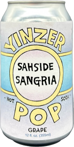 Yinzer Sahside Sangria Pop (Not Soda) Can Soda