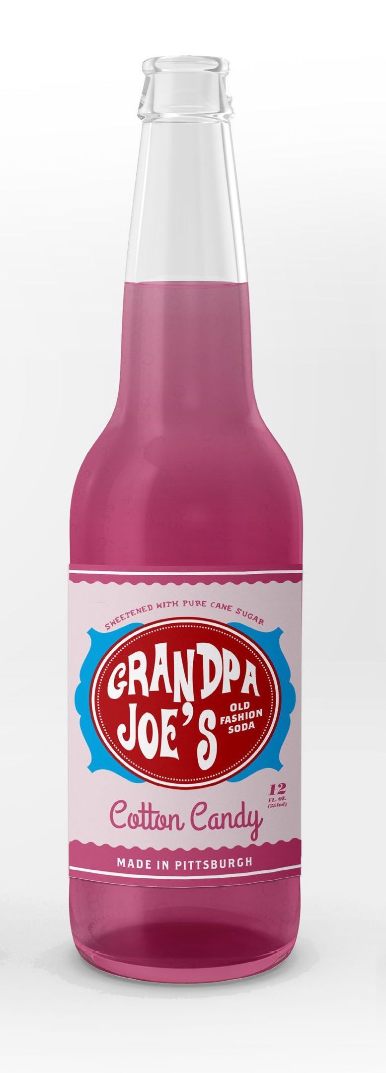 Grandpa Joe's Cotton Candy Soda - Two Bottles