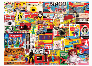 White Mountain I Remember Those! 300 Piece E-Z Hold Extra Large Piece's Puzzle