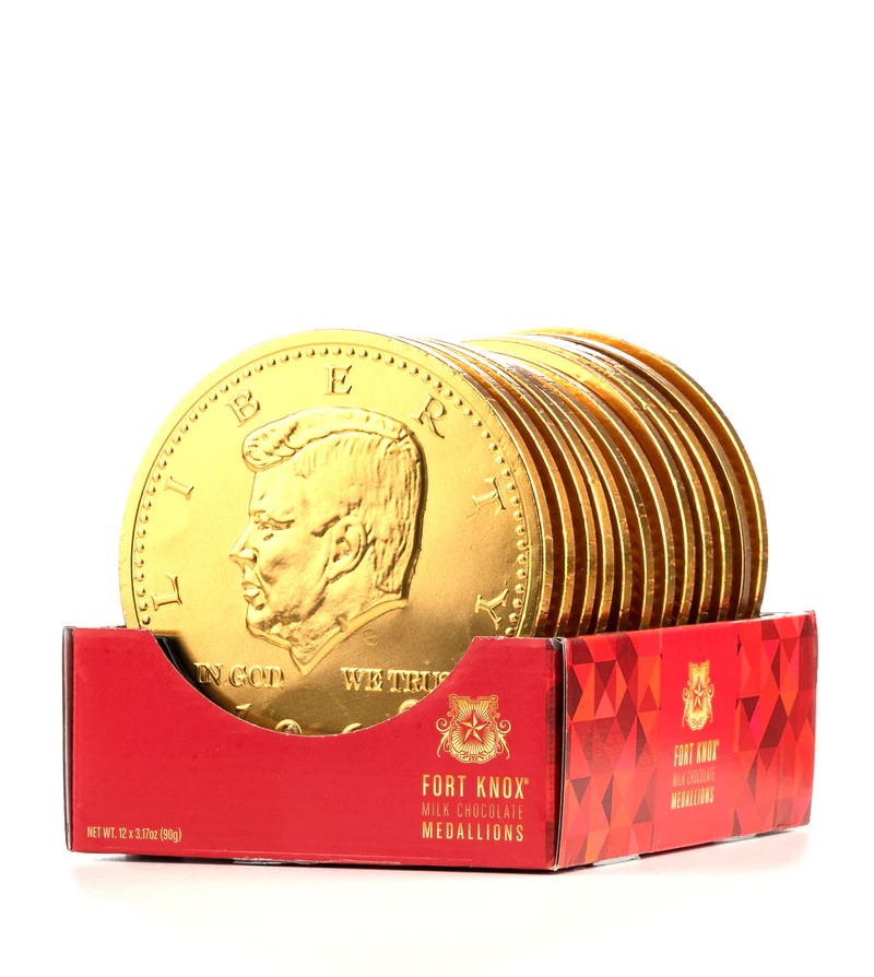 Fort Knox Mega Gold Medallion, 5" Wide, 3.17oz