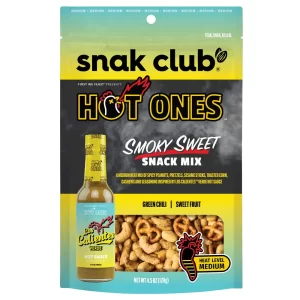 Snak Club Hot Ones Smoky Sweet Snack Mix, 4.5oz Bag
