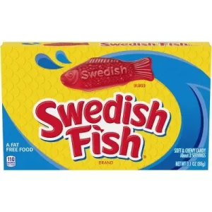 Swedish Fish Red Theater Box, 3.1oz Box
