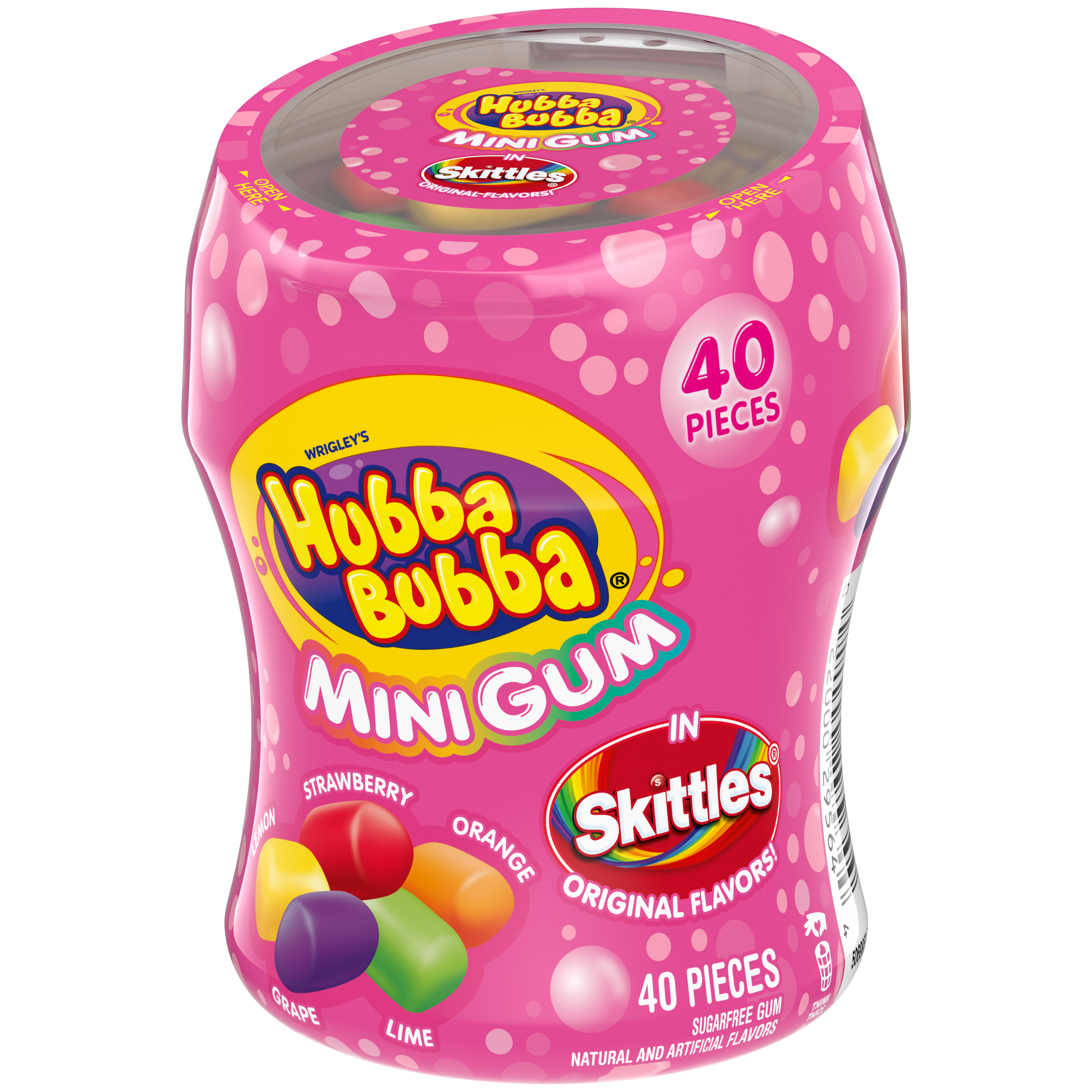 Hubba Bubba Sugar Free Skittles Gum, 2.82oz