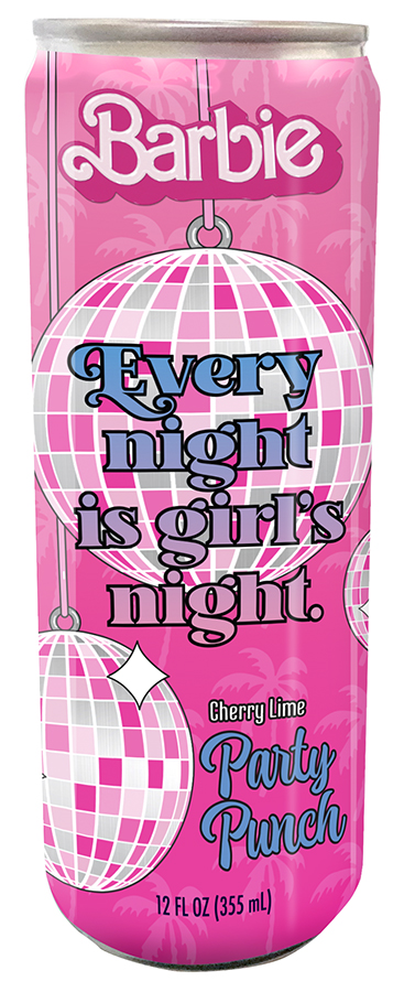 Barbie Cherry Lime Party Punch, 12fl oz - 2 Cans