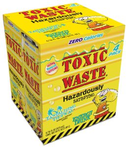 Toxic Waste Energy Drinks, Tropical, 16oz Cans - 2 Cans