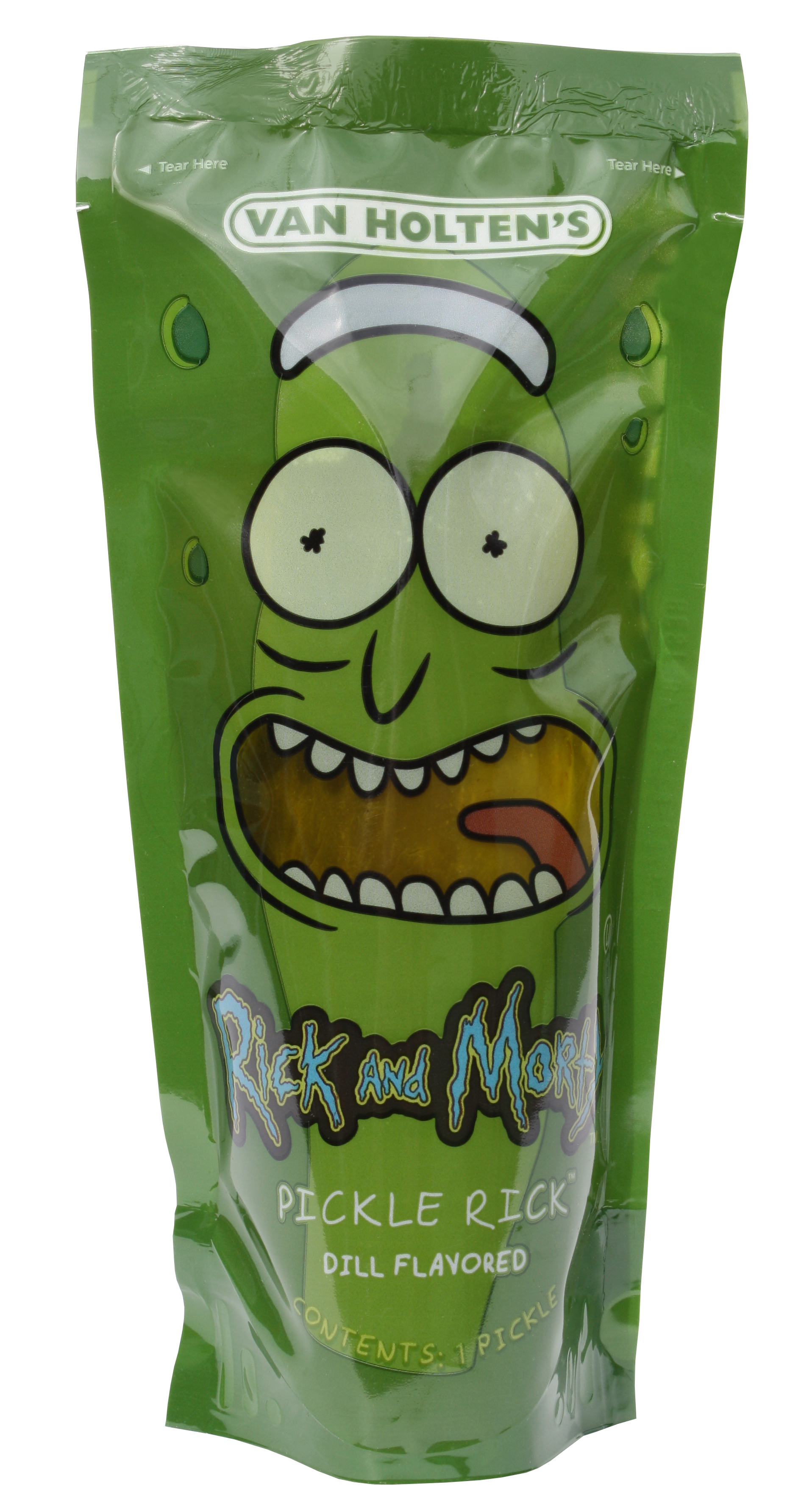 Van Holten's Rick & Morty Pickle Rick Pouch, 1 Pickle