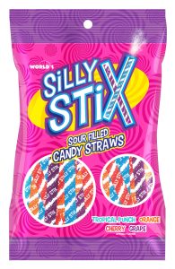 World's Silly Stix (pixy stix), 2.75oz Peg Bag