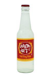 Grandpa Joe's Hot Dog Water Soda, 12floz Glass Bottle, 2 Bottles