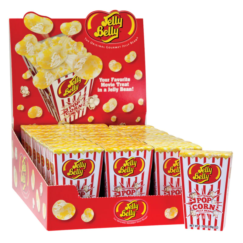 Jelly Belly Buttered Popcorn Jelly Beans, 1.75oz
