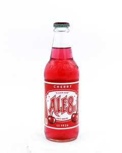 Ale-8 Cherry Soda, 12oz Glass Bottle Soda - 1 Bottle