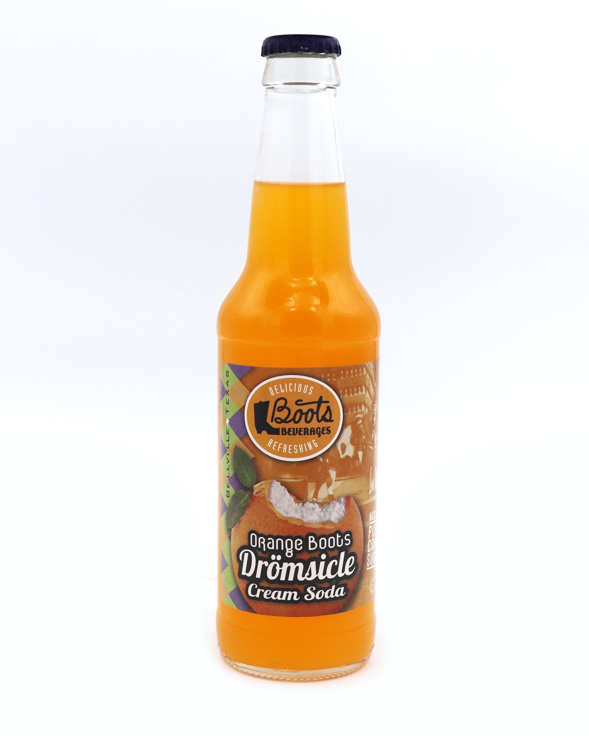 Boots Orange Dromsicle Soda, 12oz Glass Bottle Soda - 1 Bottle
