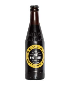 Boylan Root Beer Diet, 12 Fl oz Glass Bottle Soda - 1 Bottle