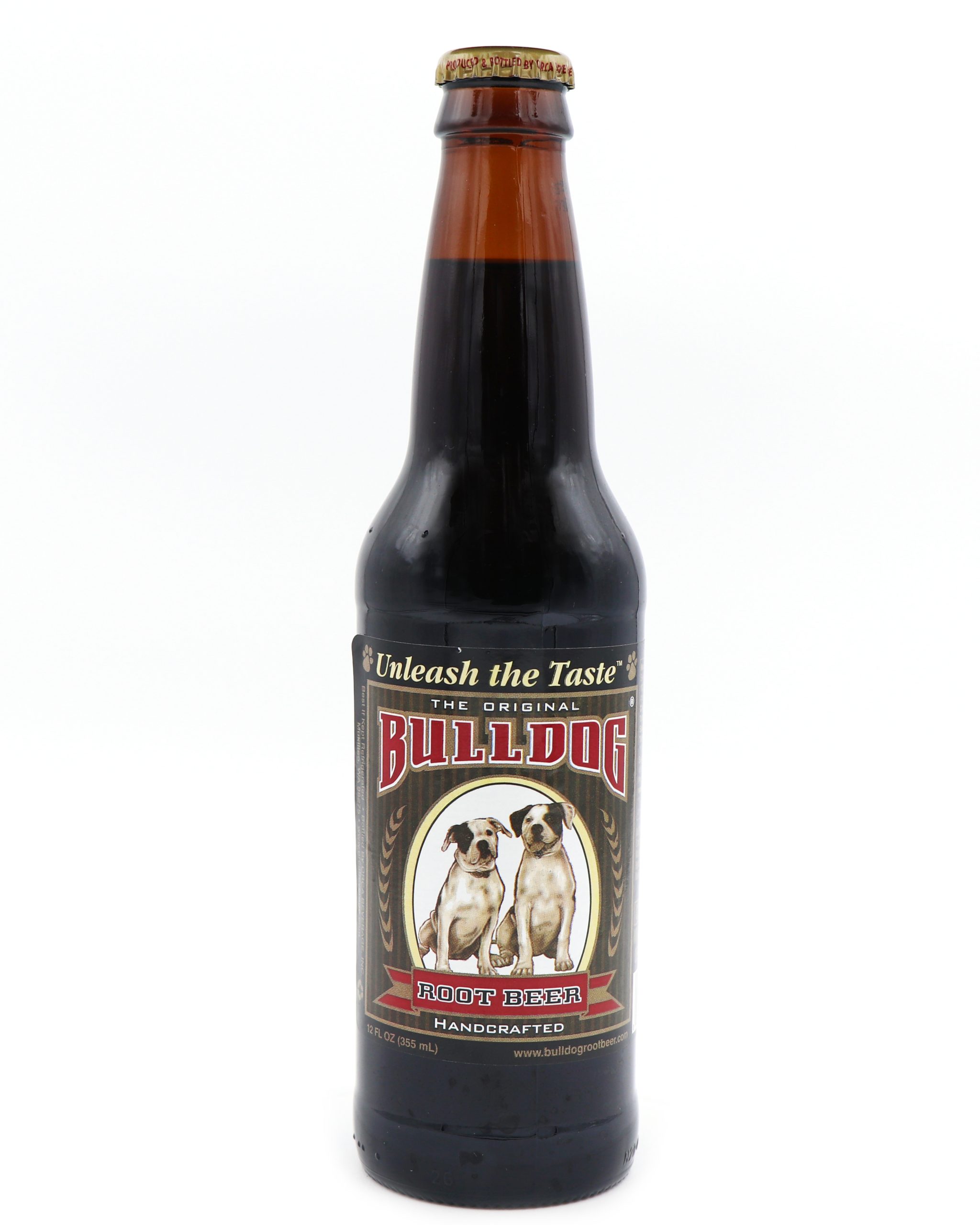 Bulldog Root Beer Soda, 12oz Glass Bottle - 1 Bottle