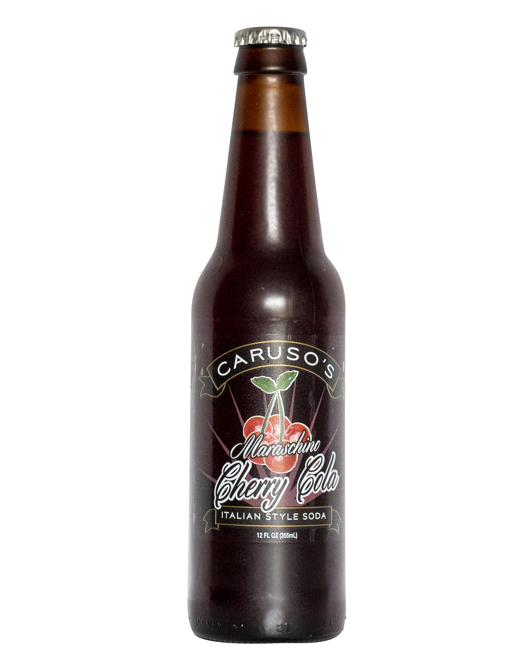 Caruso's Maraschino Cherry, 12oz Glass Bottle - 1 Bottle