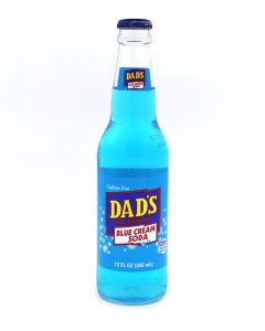 Dad's Blue Cream Soda, 12oz Glass Bottle Soda - 1 Bottle