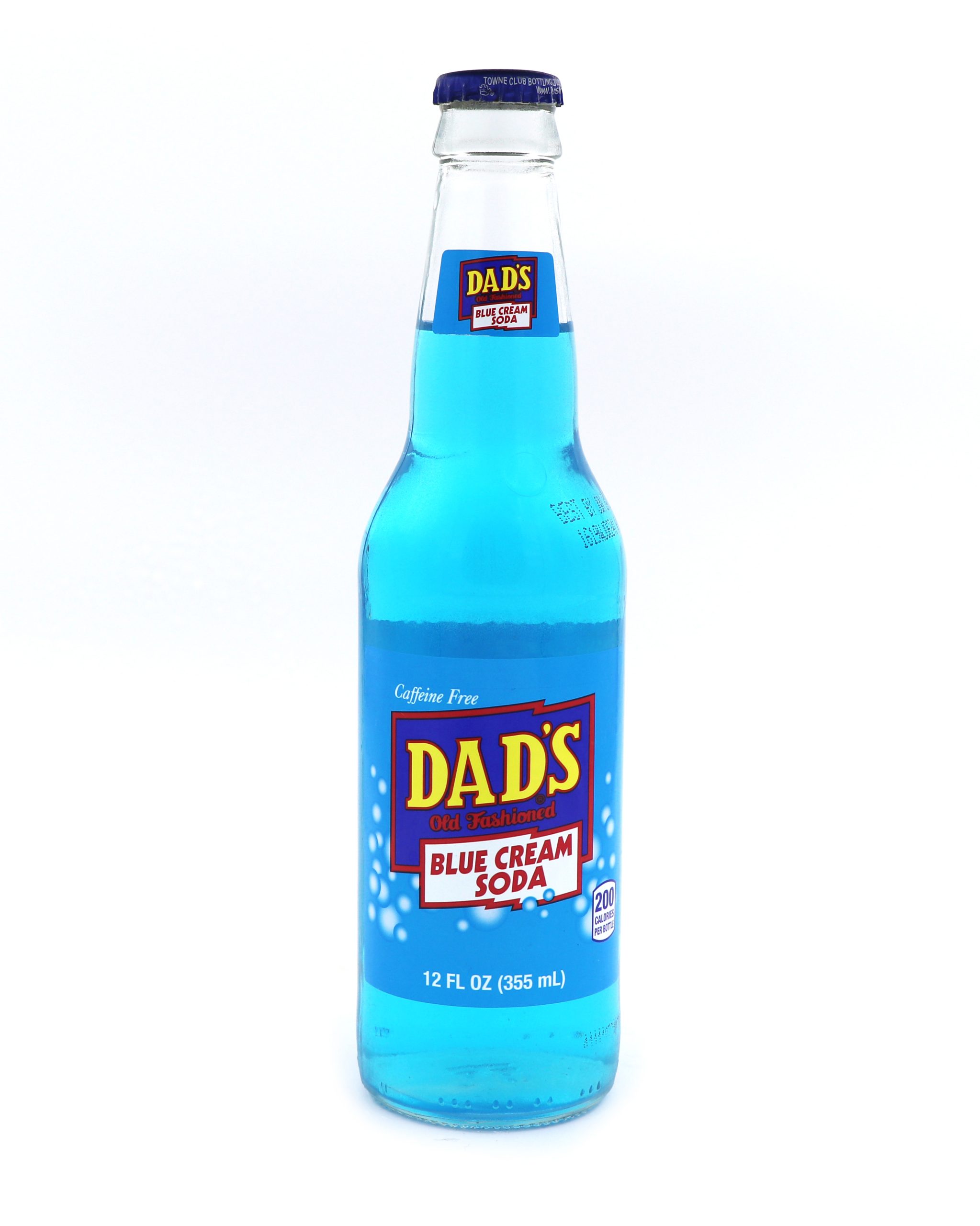 Dad's Blue Cream Soda, 12oz Glass Bottle Soda - 1 Bottle