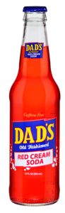 Dad's Red Cream Soda, 12oz Glass Bottle Soda - 1 Bottle