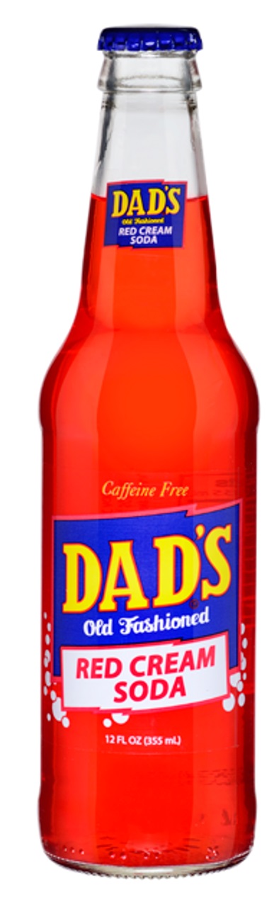 Dad's Red Cream Soda, 12oz Glass Bottle Soda - 1 Bottle