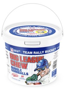 Big League Chew Gumballs, 80ct Team Bucket