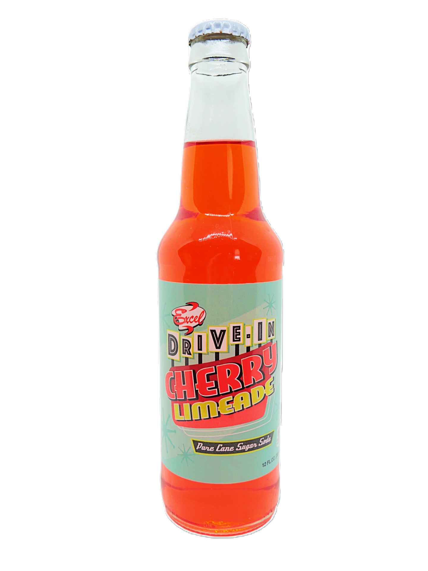 Excel Drive-In Cherry Limeade,12ct Glass Bottled Soda - 1 Bottle