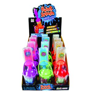 Kidsmania Paint Splash, Lollipop w/Sour Syrup Dip - 1 Lollipop