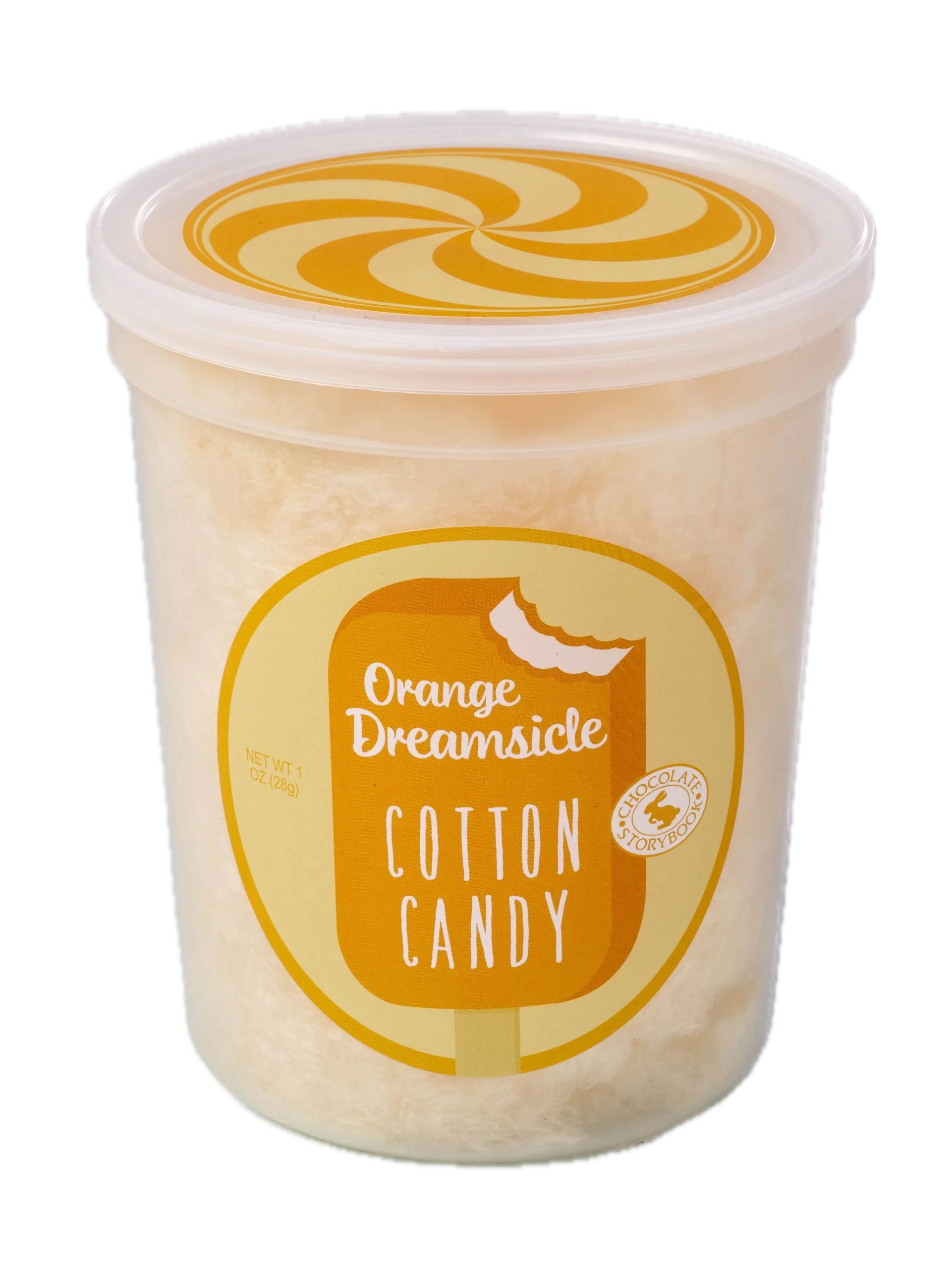 Orange Dreamsicle Cotton Candy 1.75oz Tub