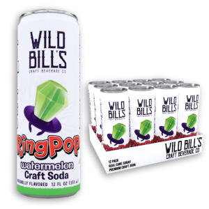 Wild Bill's Ring Pop, Watermelon, 12oz Can - 1 Can