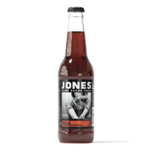 Jones Cola, 12oz Glass Bottle Soda