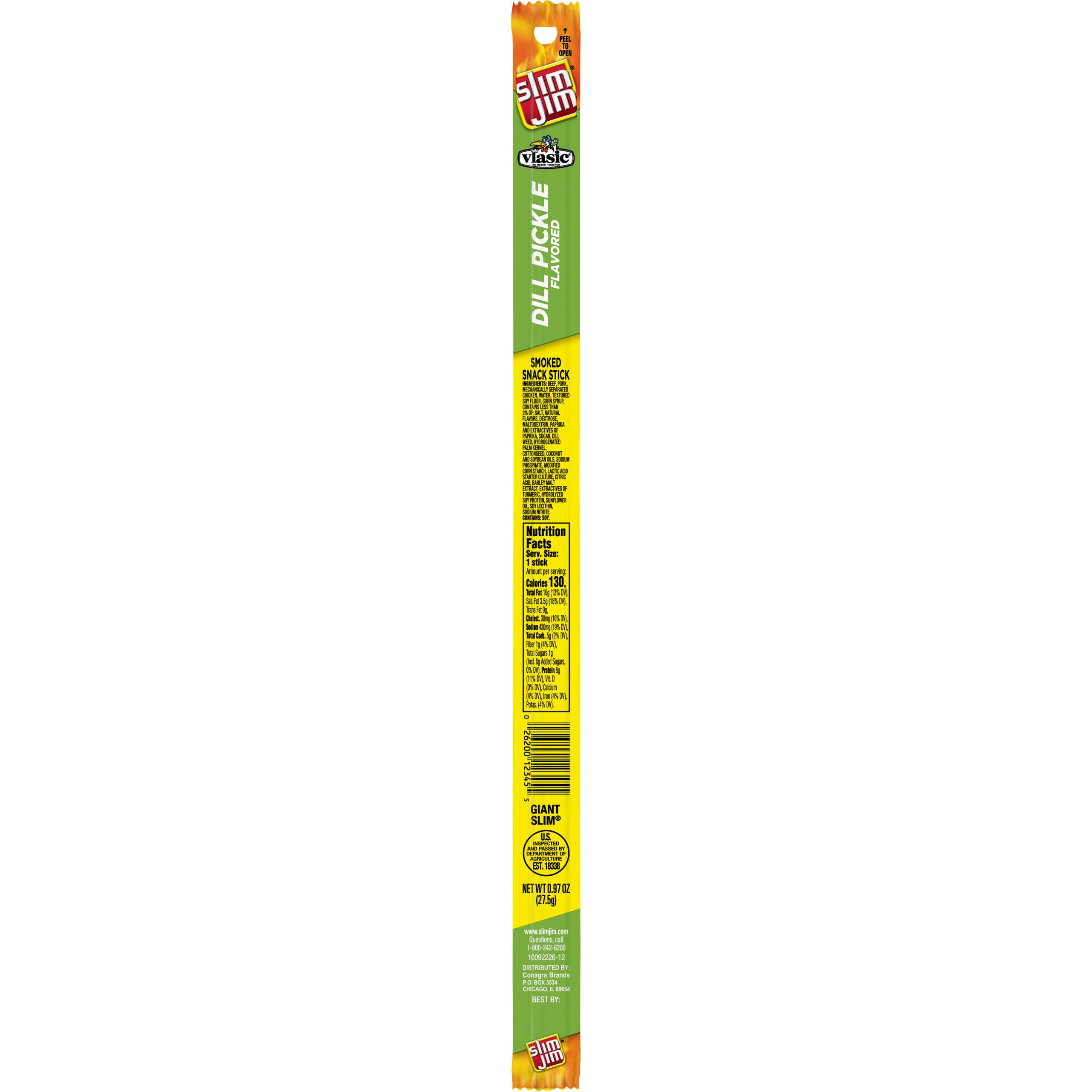 Slim Jim Giant Dill Pickle - 0.97oz