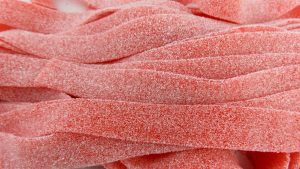 Sour Power Strawberry Candy Belts - 16oz