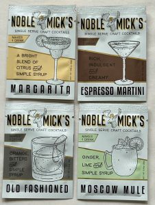 Noble Mick's - Single Serve Cocktail Mix - 4 Pack Sampler