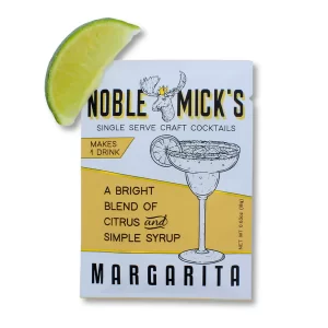 Noble Mick's - Single Serve Cocktail Mix - Margarita - Single Serve - 0.42oz