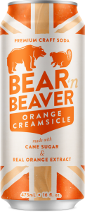 Bear 'N Beaver Orange Creamsicle, 16 fl oz Can