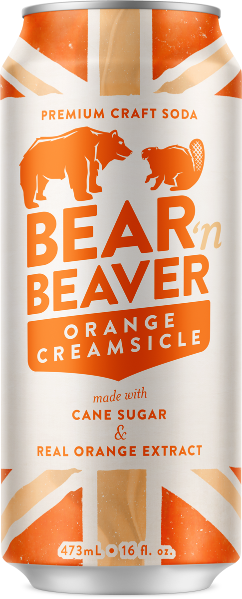 Bear 'N Beaver Orange Creamsicle, 16 fl oz Can