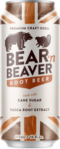 Bear 'N Beaver Root Beer, 16 fl oz Can