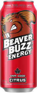 Beaver Buzz Citrus Energy, 16 fl oz Can
