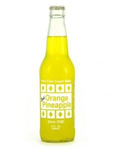 Excel Orange Pineapple, 12oz Glass Bottle Soda