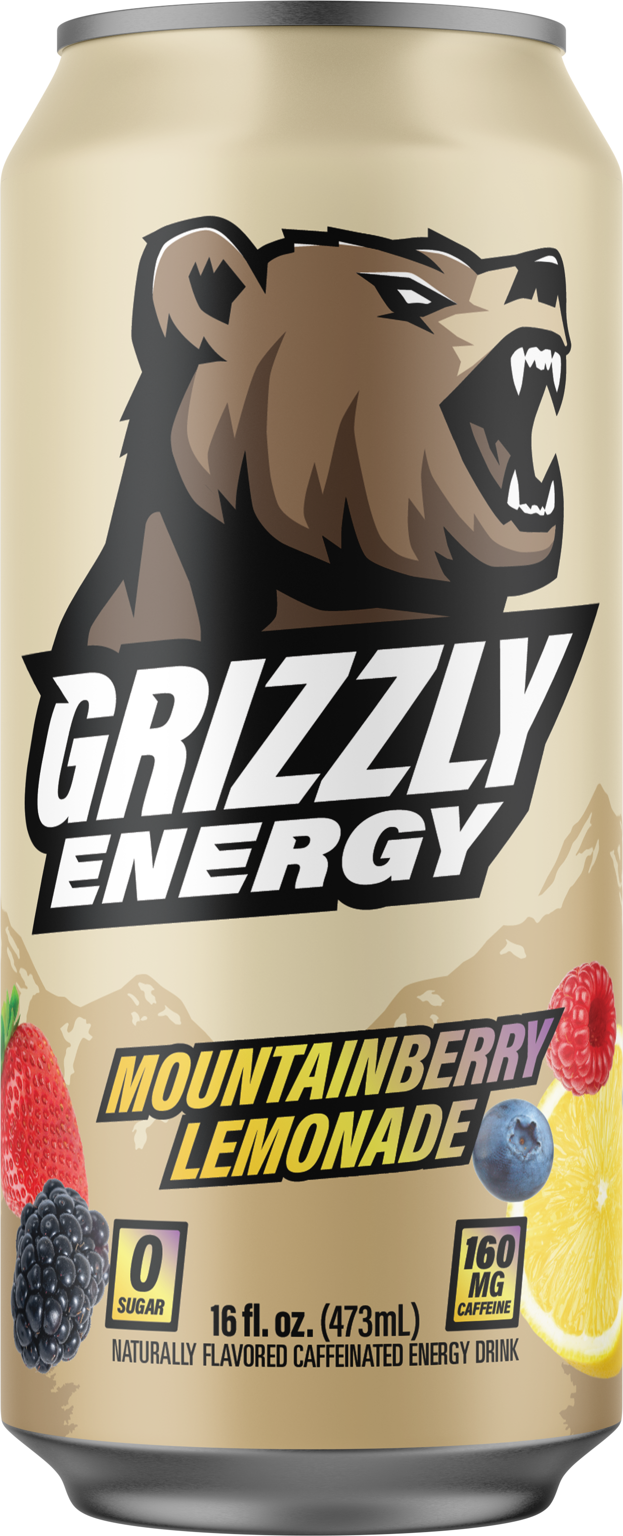 Grizzly Energy Mountainberry Lemonade 16 fl oz