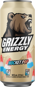 Grizzly Energy Rocket Pop 16 fl oz Can