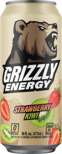 Grizzly Energy Strawberry Kiwi 16 fl oz Can