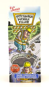 Pittsburgh Pothole Filler, Dark Choc Dunked Popcorn 6oz