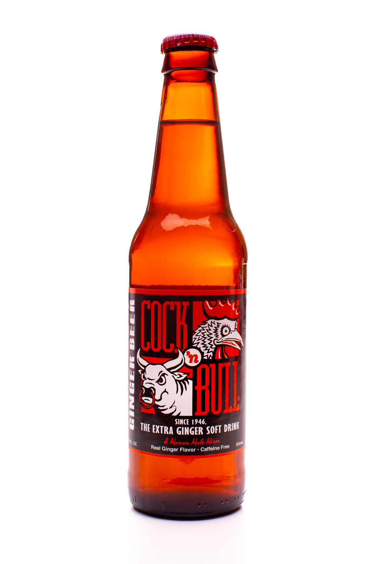 Cock 'n Bull Ginger Beer - 12oz Glass Bottle Soda