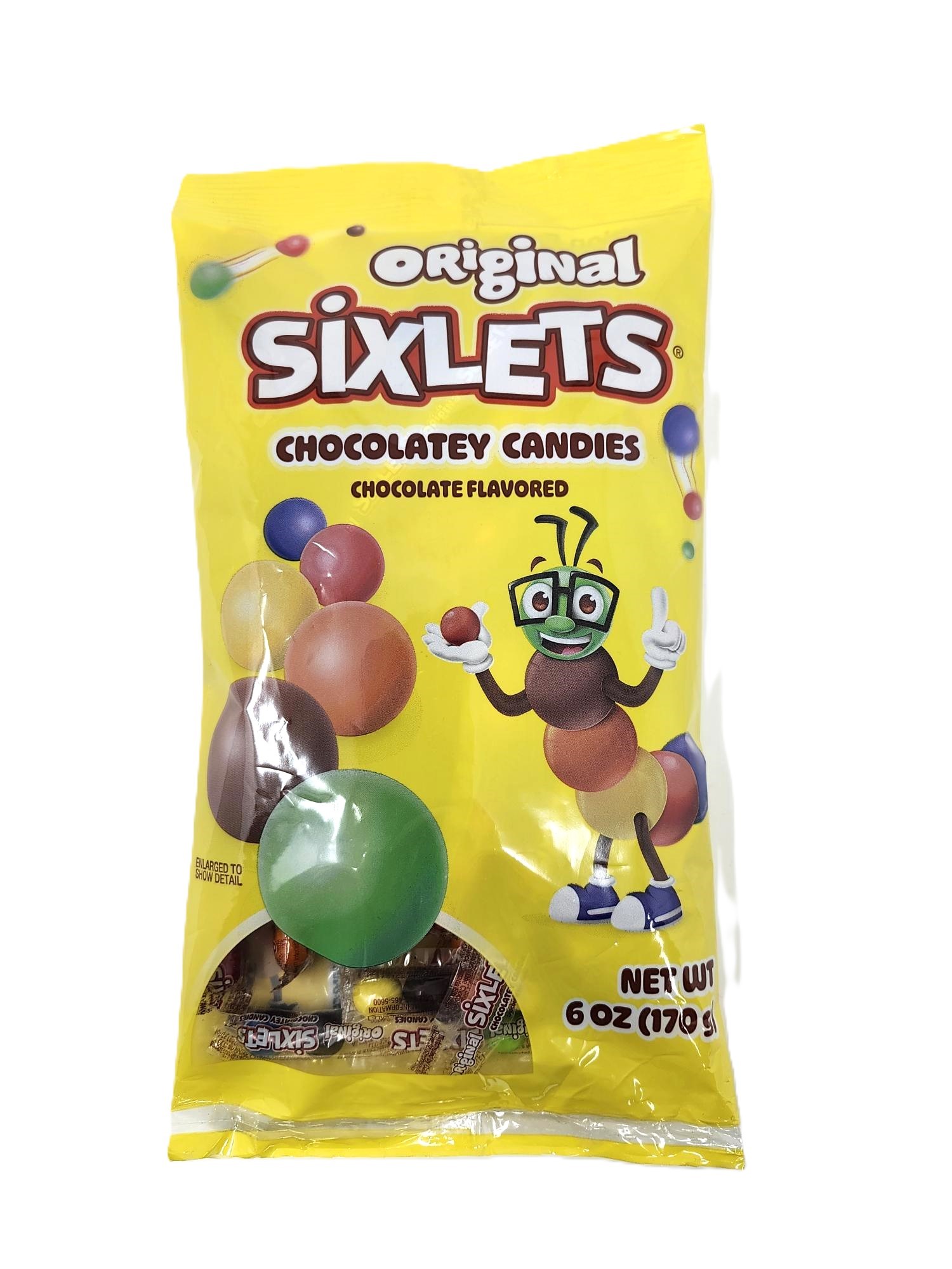 Original Sixlets Chocolatey Candies, 6oz Bag