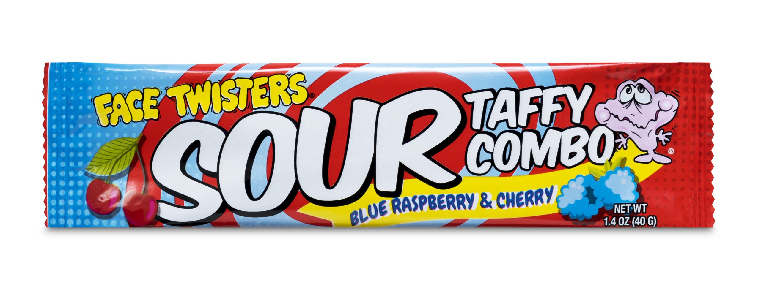 Sour Taffy Combo Blue Raspberry/Cherry - 1.4oz